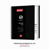 Premium Notebook No.00, 160 Pages,  (11.0cm x 14.2cm)